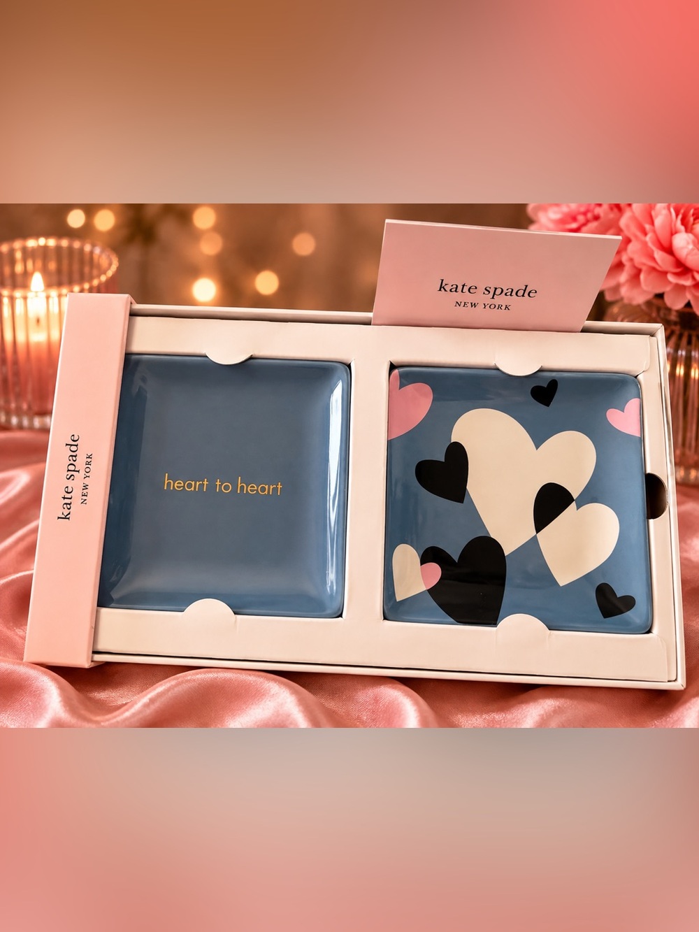Kate Spade Sweet Talk Heart to Heart Jewelry Tray